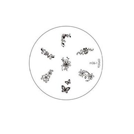 Stampingschablone Flowers M36 by Konad – Cute Nails