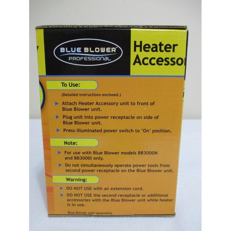 BLUE BLOWER NEW BLUE BLOWER PROFESSIONAL HEATER ACCESSORY ATTACHMENT FITS