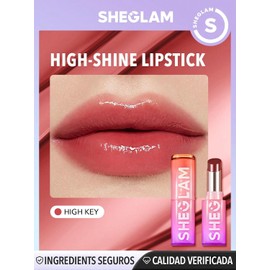 SHEGLAM Lápiz Labial Varios Tonos Efecto Espejo (High key, 2.5 g)