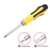 Sourcingmap 2 in 1 Adjustable-Length Screwdriver #2(PH2) Phillips 6.3mm Slotted