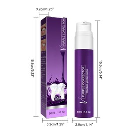 Dyceittdia 2PCS Zahnpasta, Lila Zahnpasta, V34 Lila Zahnpasta, Zähne aufhellen, Flecken entfernen, Zähne reinigen, 2PCS*50ml, toothpastes1