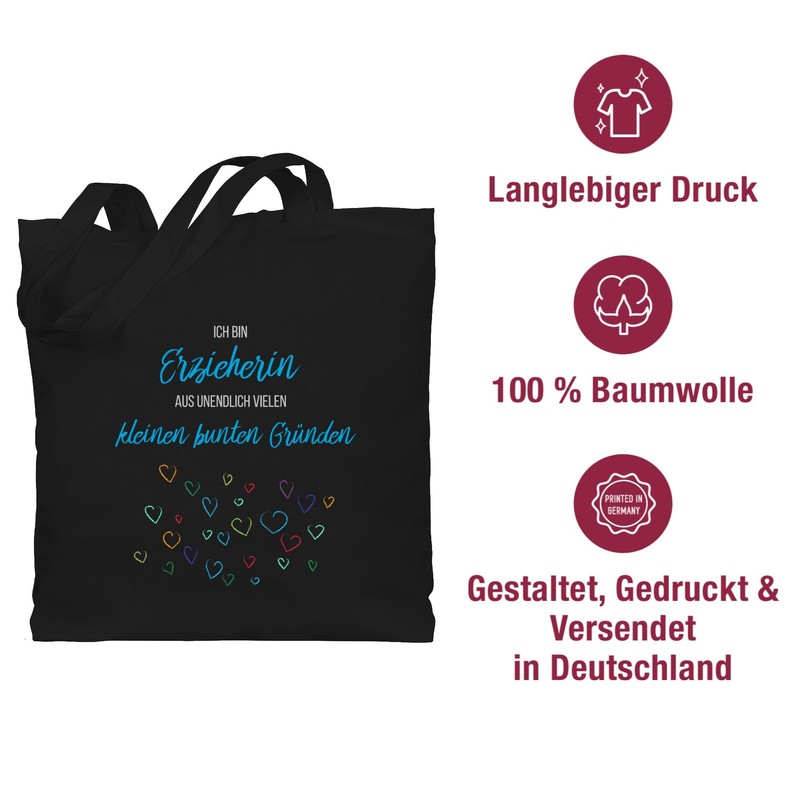 Shirtracer - Cotton Bag - Teacher for Many Small Reasons,