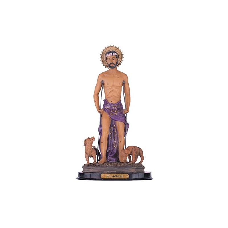 ICE ARMOR 12" H Saint Lazarus Statue Lazarus of Bethany