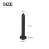 DTGN #10x1-1/2 Black Screws - 25Pack - 304 Stainless Steel