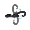 zalati Diving Hose Holder 3pcs Double Scuba Cable Clip with