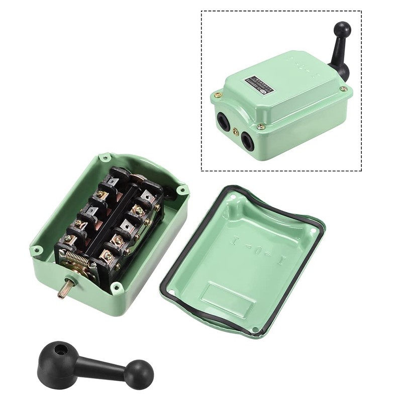 uxcell Drum Switch QS-30 3 Positon Forward/Off/Reverse Motor Control 30A