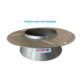 VORTEX (IN)DIRECT HEAT Accessories for Weber Kettle, Big Green Egg, Kamado, BGE and Charcoal Grills (Charcoal Heat Controller Baffle)