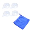 UPOGA Suction Cups 4pcs for Universal for Glass Surface Hanging
