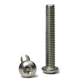 Torx w/Pin Tamper Proof Security T-25 Button Cap Screw 18-8 Stainless Steel - 12/24 x 1/2 Qty-25