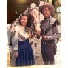 Roy Rogers, Dale Evans and Trigger Western Tabletop Display Standee