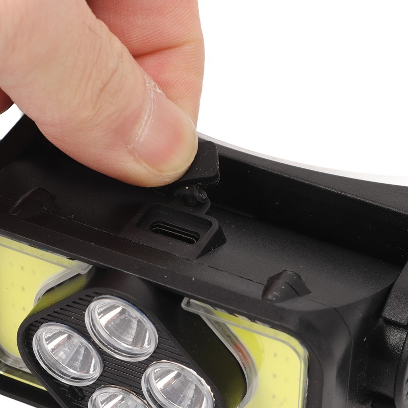 COB Head Lamp USB Rechargeable Led Head Lamp IPX4 Waterproof