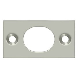 Deltana SP6FBU15 Strike Plate for 6" Flush Bolt; Satin Nickel Finish