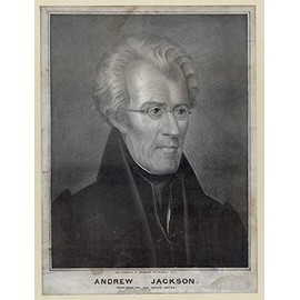 Andrew Jackson Photograph - Historical Artwork from 1834 - (4" x 6") - Matte