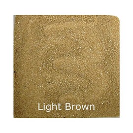 ACTIVA Light Brown Scenic Colored Sand, 25lb (11.3kg) | Vibrant, Fine Grain Colorfast Sand for Arts & Crafts