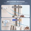 Contraxump Scalable Clothesline Extendable with High Load Capacity, Extendable Washing
