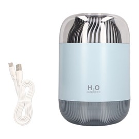 1000ml Air Humidifier Double Spray with Night Light USB Charging Mist Vaporizer for Home Blue