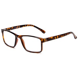 Calabria L2007 Reading Glasses +3.50 Tortoise Havana Men Women Designer Single Power Readers Trendy Durable Modern Eyeglass