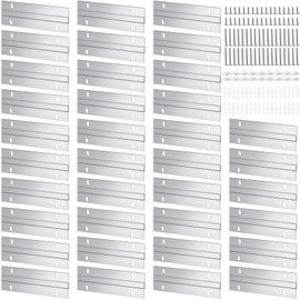 36 Pack French Cleat Hanger Headboard Wall Mounting Brackets Cleat Picture Hanger Kit Z Bar Supports with Plastic Expansion Tube Screws Silicone Dots for Picture Mirror Whiteboard (6 Inch)
