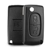2 Button Key Shell Compatible CE0536 Folding Key for Citroen