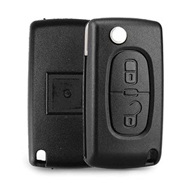 2 Button Key Shell Compatible CE0536 Folding Key for Citroen C2 C3 C4 C5