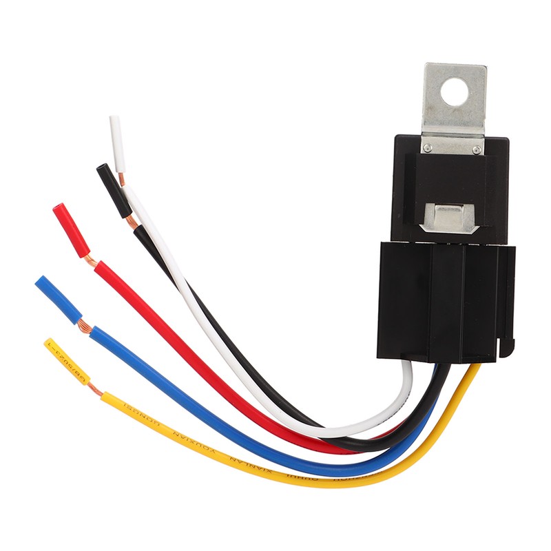 5PCS 12V 40A Automotive Relay with Wire Harness 5 Pin