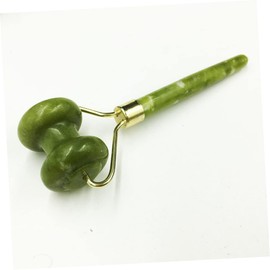 SAFIGLE Natural Jade Stone Face Roller Portable Skin Care Massage Tool for Aging Smoother Skin Easy to Use Travel Friendly Jade Massager for Facial Relaxation