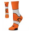 For Bare Feet Clown Fish Sock Puppet Orange Medium Socks