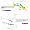 Kisangel 4pcs Shrimp Baits Realistic Soft Fishing Lures Hooks for