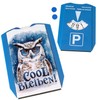 Stay Cool Parking Disc Snow Owl with Sunglasses Funny Parking