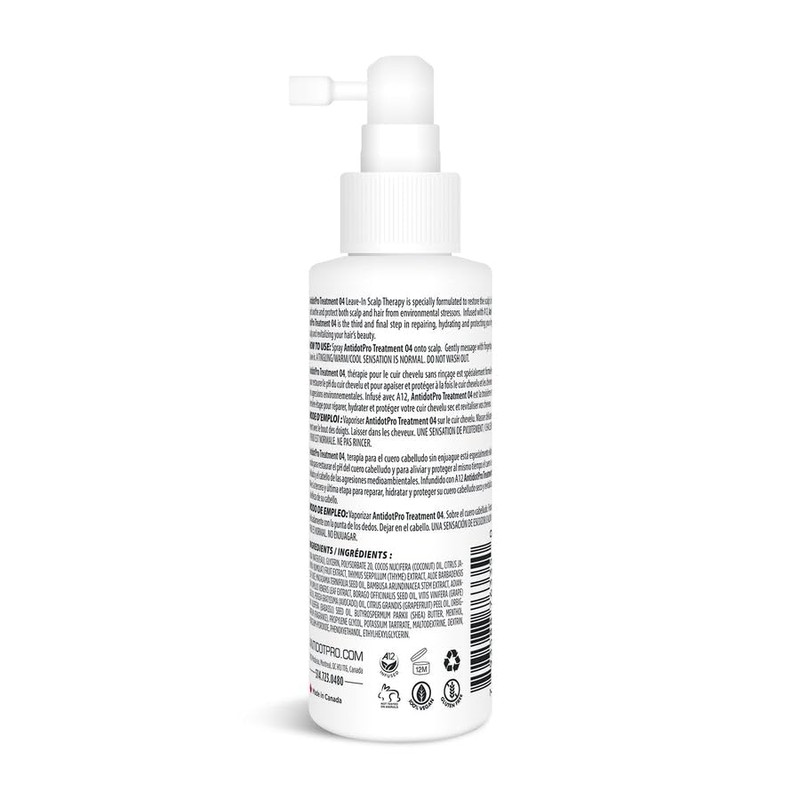 ANTIDOTPRO Treatment 04 without Rinse 120 ml for Sensitive Scalp
