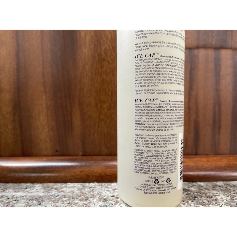 Graham Webb ICE CAP Revitalizing & Moisturizing Shampoo 8.5oz