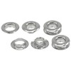 Dritz 1/4" Large, 15 Sets, Silver Eyelets, Nickel Count