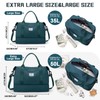 Travel Duffel Bag with Shoes Compartment, Overnight Weekender Bags for