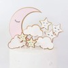 Moon Star - Decoración para tartas con diseño de nube,