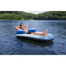 Hydro-Force Indigo Wave Pool Lounge Float 72”