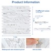 Midcard 10 Sheets Peel and Stick Backsplash PVC Wall Tile,for