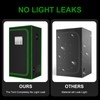 MELONFARM 4x2 Grow Tent, 48"x24"x60'' High Reflective 600D Diamond Mylar
