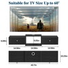 Katrawu 43" Floating TV Stand, Wood Entertainment Center with Big
