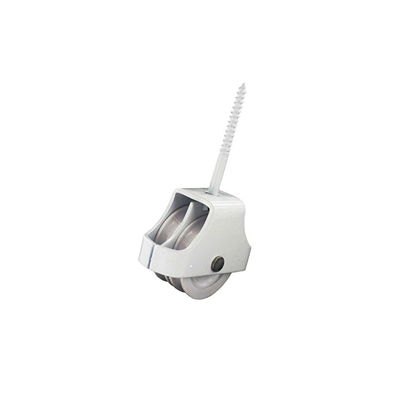 Double Washing Line Screw in Pulley Cord Wheel - 45mm