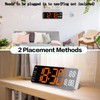 Fuloon 13 inch Large Digital Wall Clock, Digital Alarm Clock,