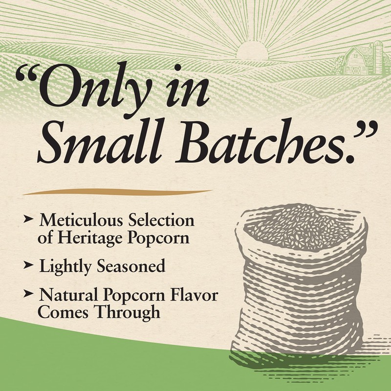 Black Jewell Gourmet Microwave Popcorn, Healthy Popcorn Snack, Natural, 10.5