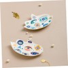Ipetboom Charming Bird Shaped Ceramic Jewelry Tray Decorative Trinket Dish