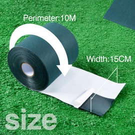 inocenword Artificial Grass Self Adhesive Turf Seaming Tape for Jointing Fake Lawn, Connecting Pet Rug, Outdoor Grass Carpet, 6" x 16'