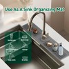 Koureik 24 inch Faucet Mat for Kitchen Sink, 6° Slope