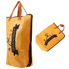 WGBP BBQ Blanket for Resting Meat – Insulated BBQ&Smoker Accessories for Smoking & Grilling, Reusable Barbecue Meat Resting Bag（Tub) with Wide Mouth for Brisket, Beef, Pork & More (21in Size)