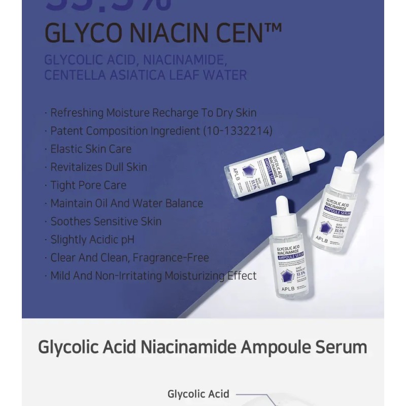 Srum Aclarante Aplb cido Gliclico Niacinamida Antimanchas Rostro