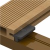 Valdern Plastic Composite Decking Clips with Screws Hidden Deck Fixings