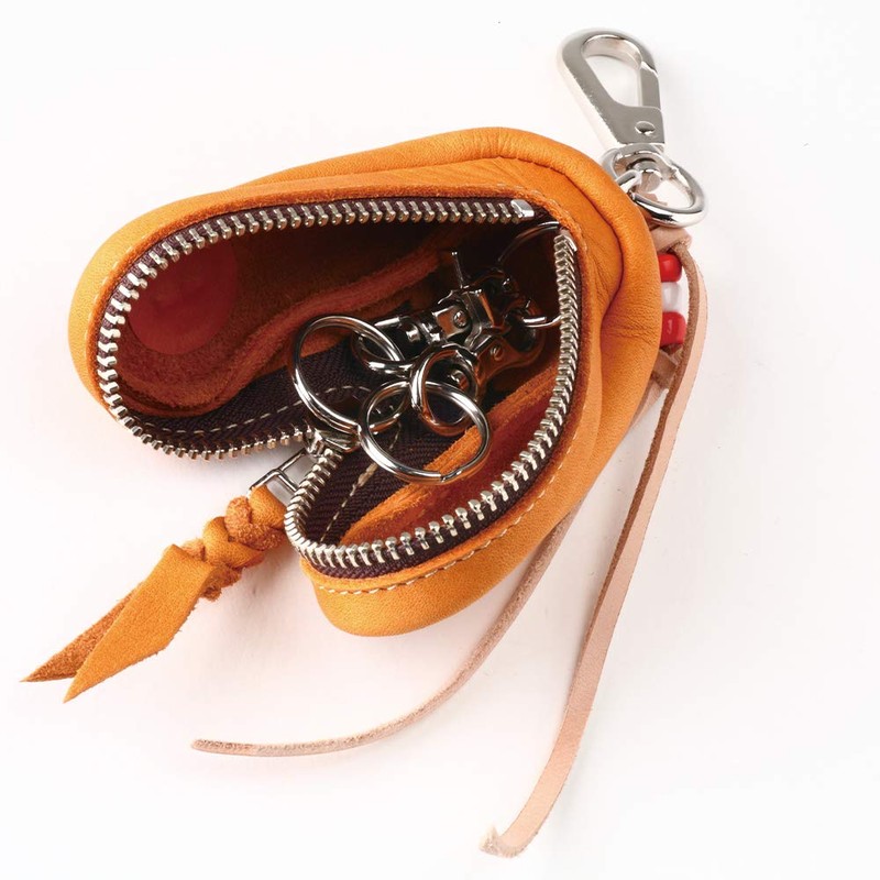 【レッドムーン/REDMOON】 キーケース S-RM-KB1 (GBK(グローブレザー ブラック))