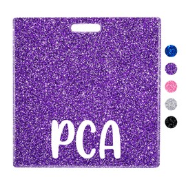 Plifal PCA Badge Buddy Card Holder Nurse Nursing Accessories Personal Care Assistant Glitter Purple Horizontal ID Name Identification Tags Nurse Work Goods