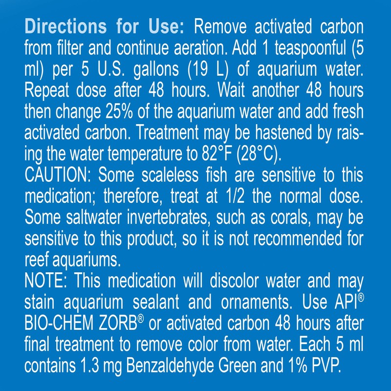 API LIQUID SUPER ICK CURE Fish remedy, Freshwater and Saltwater